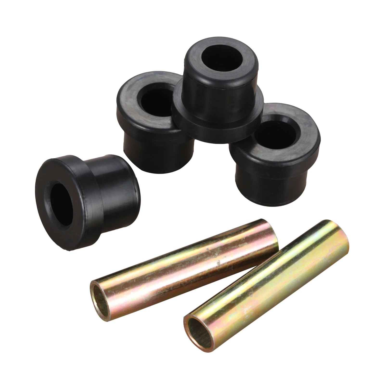 6 Pcs/set Front and Rear Suspension Bushing & Sleeve Kit for Club Car DS 1981-Up Gas Electric Golf Carts Front Leaf Spring