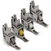 Adjustable Plastic Presser Foot P363 Roller Zipper Presser Foot for Juki Brother Sewing Machine Single Needle Lockstitch