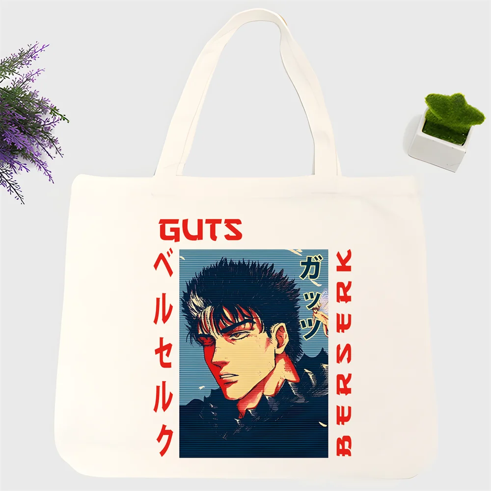 Berserk Anime Guts Griffith Behelit Legend Sword Warrior Shopper Printed  Harajuku  Shopping Bag Canvas  Shoulder Lady