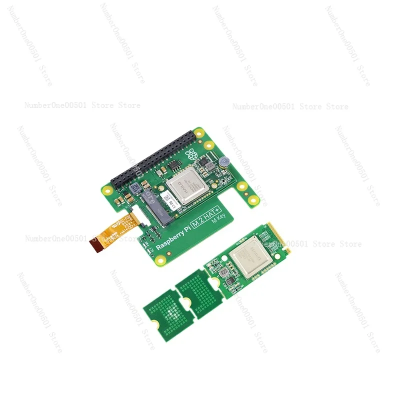 Applicable to Yabo Smart, Raspberry Pi 5 Hailo8L expansion board AI acceleration module KIT kit PCIe M.2 HAT +