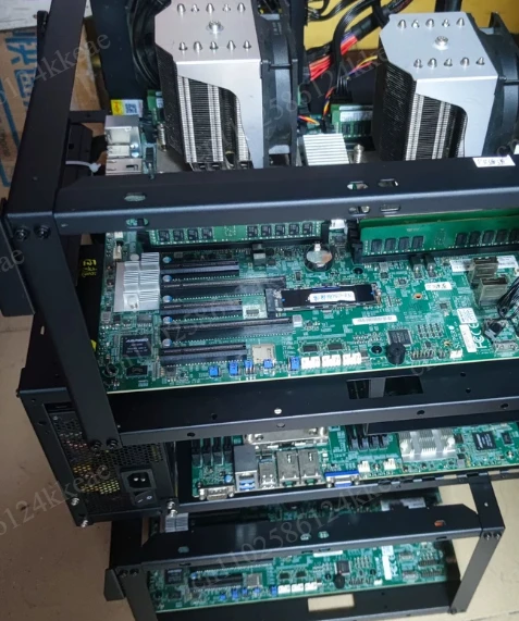 Vertical and Horizontal Bracket Supercomputer Rack Stackable Open Chassis X79 X99 Dual-Channel EATX Motherboard
