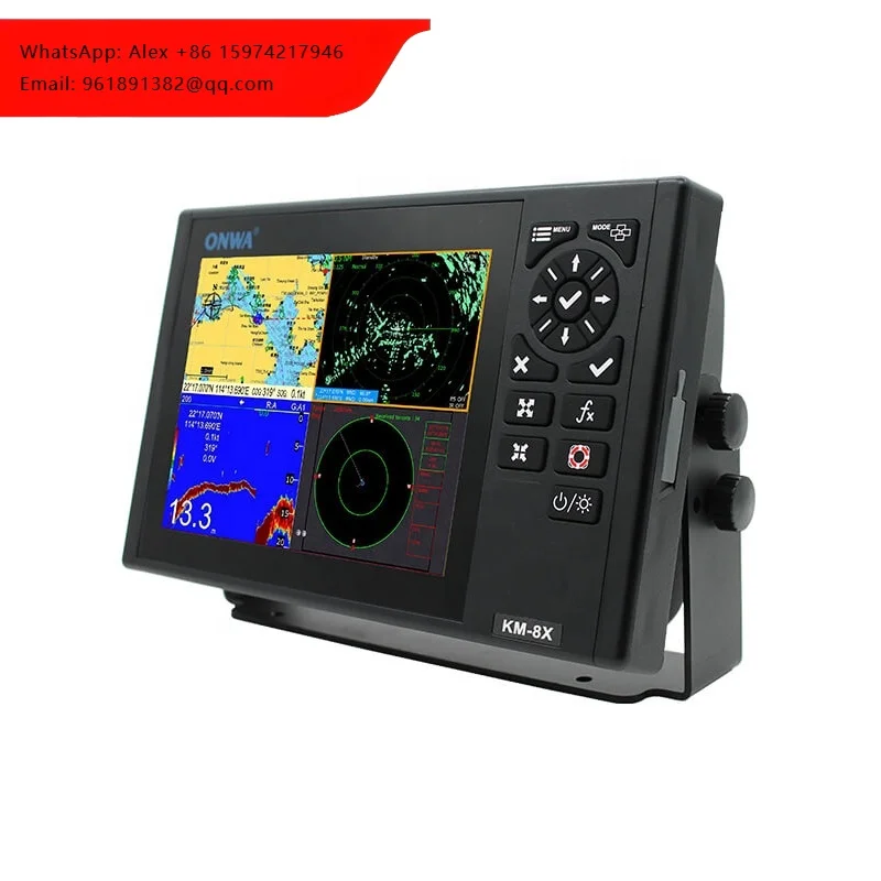 

ONWA KM-8X KM-12X 5 In 1 Marine Class B AIS Transponder GPS Chart Plotter Fish Finder And Radar