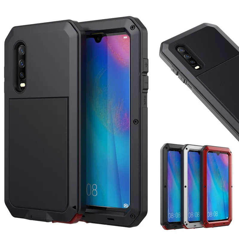 20 Heavy Duty Protection Armor Metal Aluminum phone Case for iPhone 11 12 mini Pro XS MAX SE 2 XR X 6S 7 8 Plus Shockproof Cover