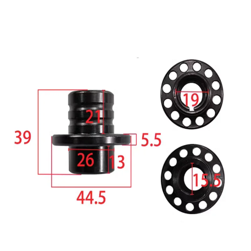 Milling machine For Bridgeport Tool with Milling machine Feed handle Seat bushing clutch 12 hole chuck B176 parts