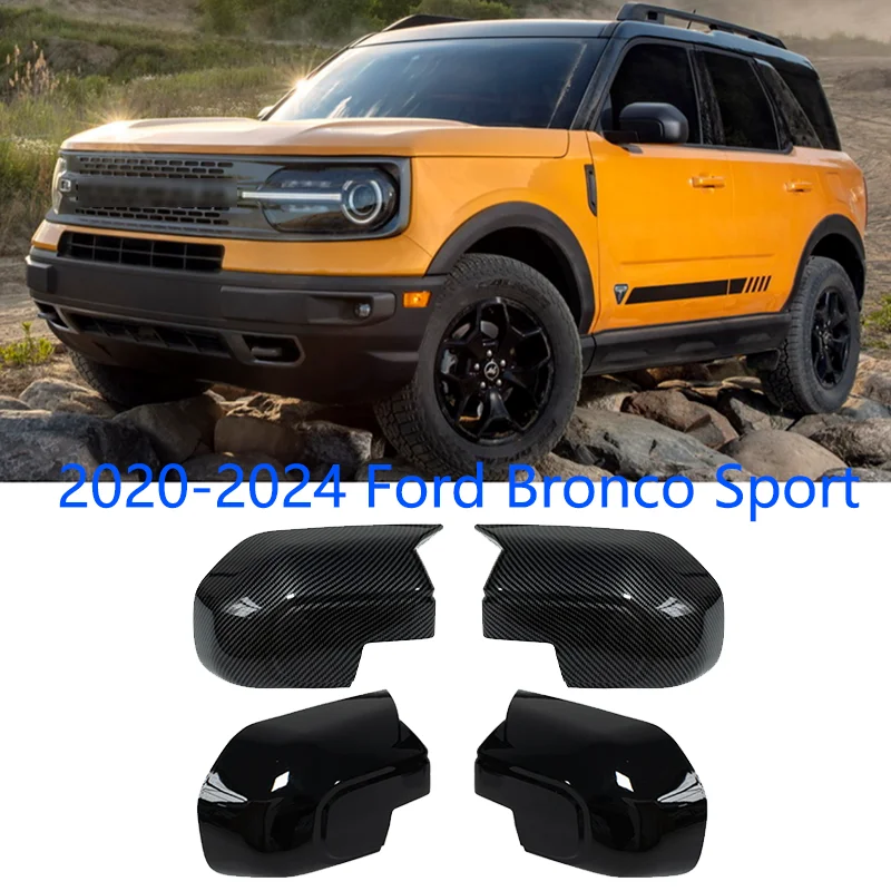 

For Ford Bronco Sport 2020-2024 Exterior Door Rear View Case Trim Mirror Cover