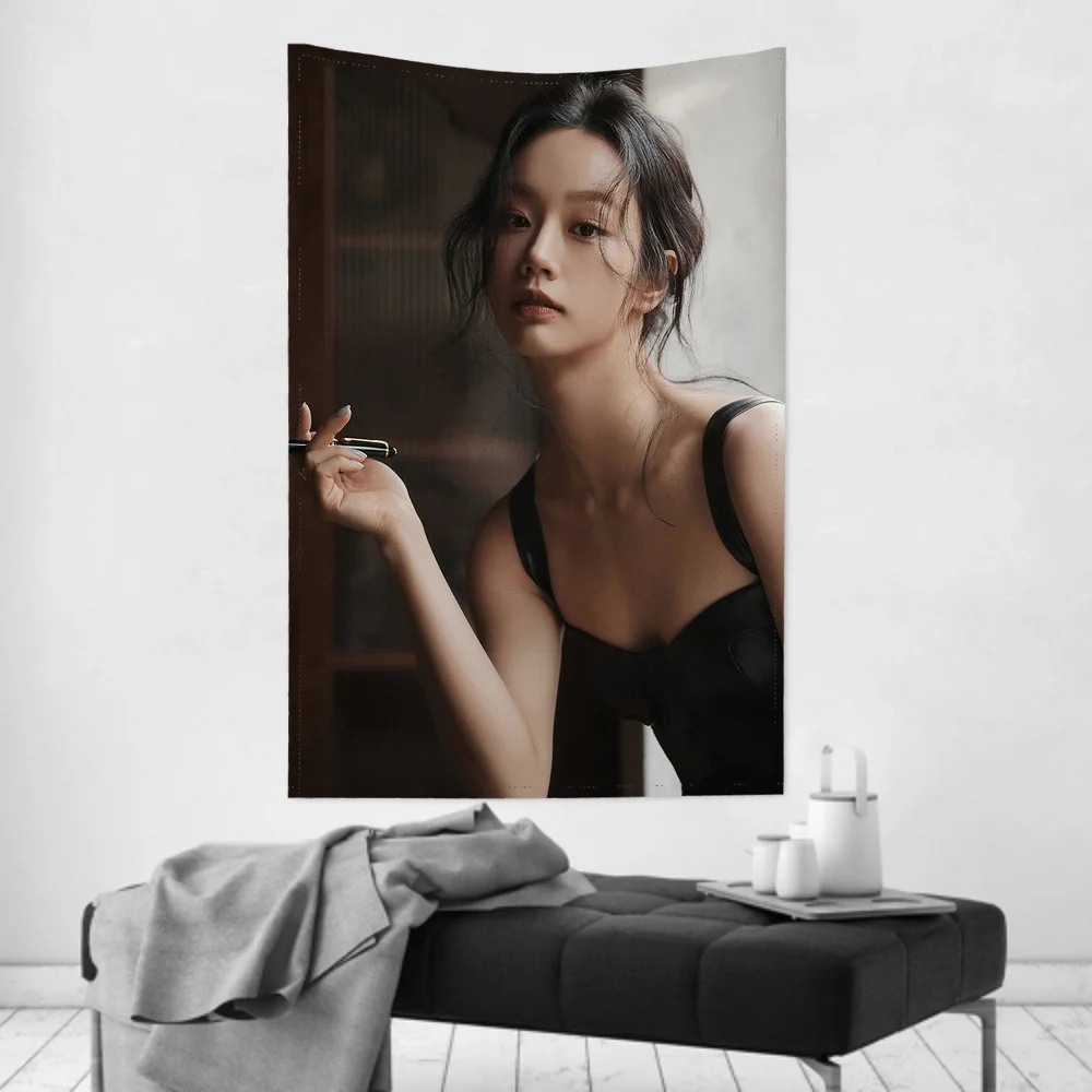Koreanische Sänger und Schauspieler Lee Hyeri Tapisserie Zimmer Dekor Wand Tuch Party Hängen Hintergrund Zimmer Dekor Baby Zimmer