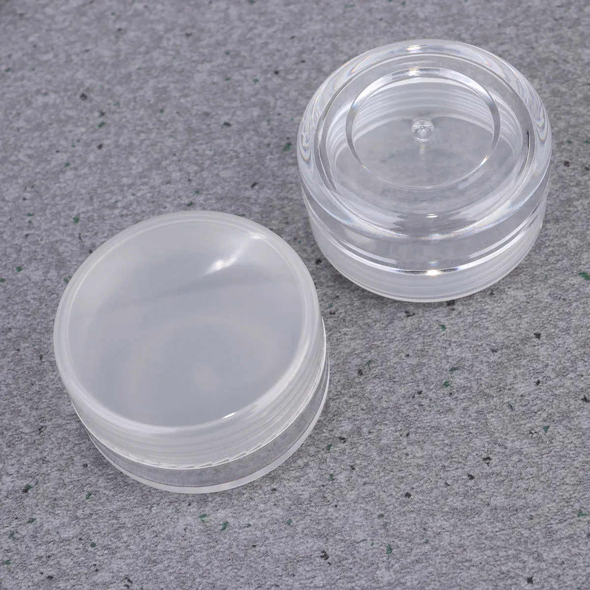 

50Pcs Makeup Cream Storage Containers Mini Boxes Portable Small Round Leakproof Cream Bottle Travel Subpackage Case