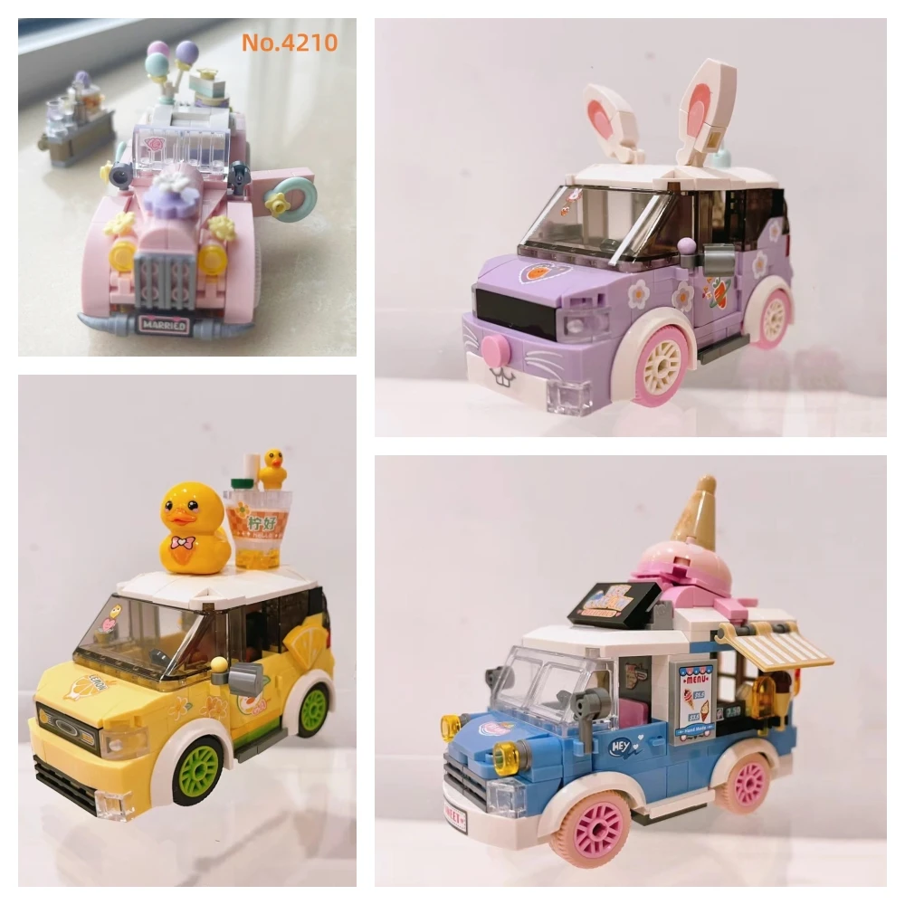 LOZ mini Blocks Teens Building Toys DIY Bricks Cute Car Model Women Gift Home Decor 4207 4208 4209 4210