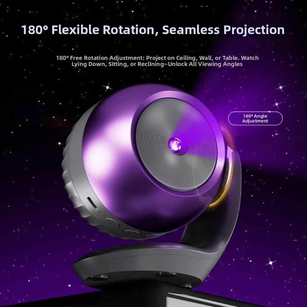 24 Patterns Star Projector Night Light Rotatable with Sleep Sound Projection Lamp Auto Timer Starry Ocean Starry Sky Lamp