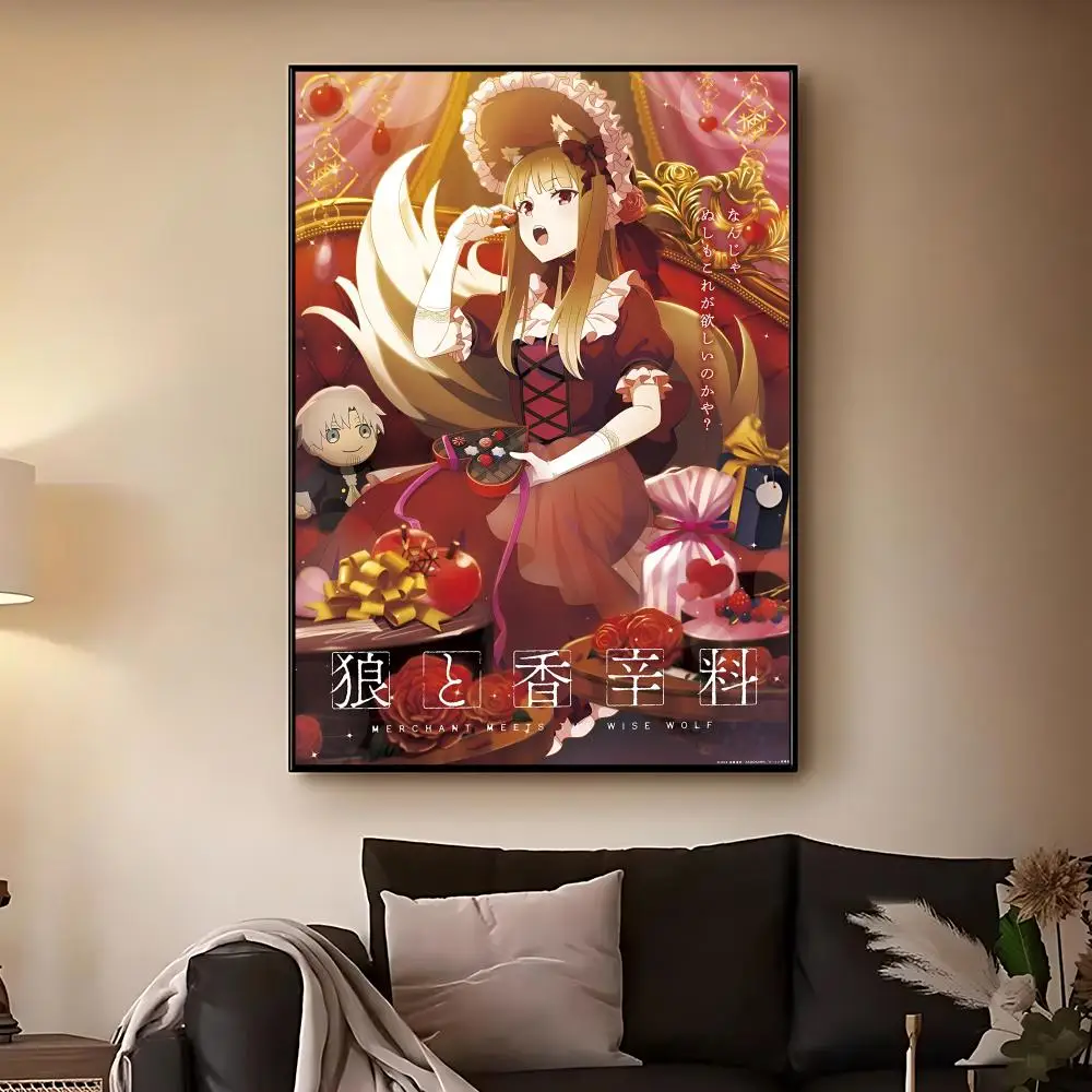 Anime-Spice and WolfS Poster Coffee Shop Wall Decor – Hotel Room Print, Living Room Art Poster - view 4