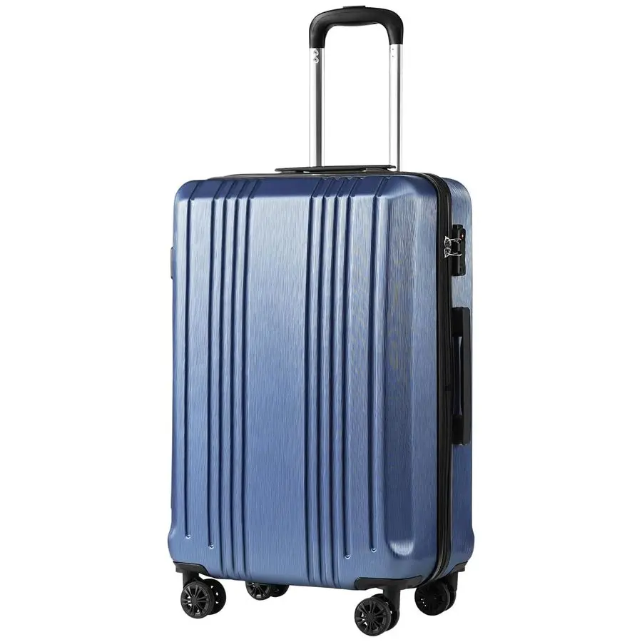

PCABS Hardshell Suitcase with TSA Lock, Spinner Carry On Lightweight ice blue, S20incarry on