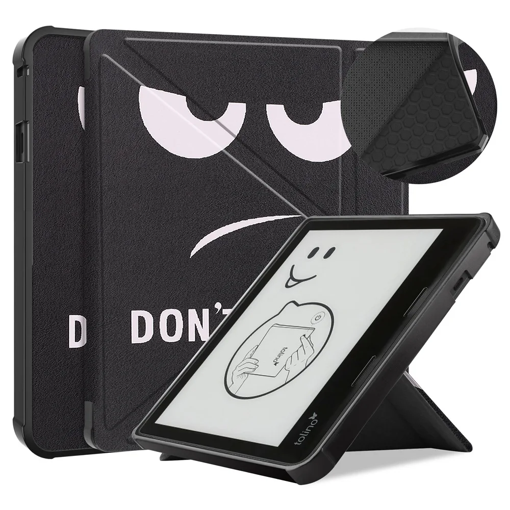 Compatible with Tolino Epos 3 8 inch 2023 Tablet case, Full Coverage Ultra Slim leather Cover with Auto Sleep/Wake