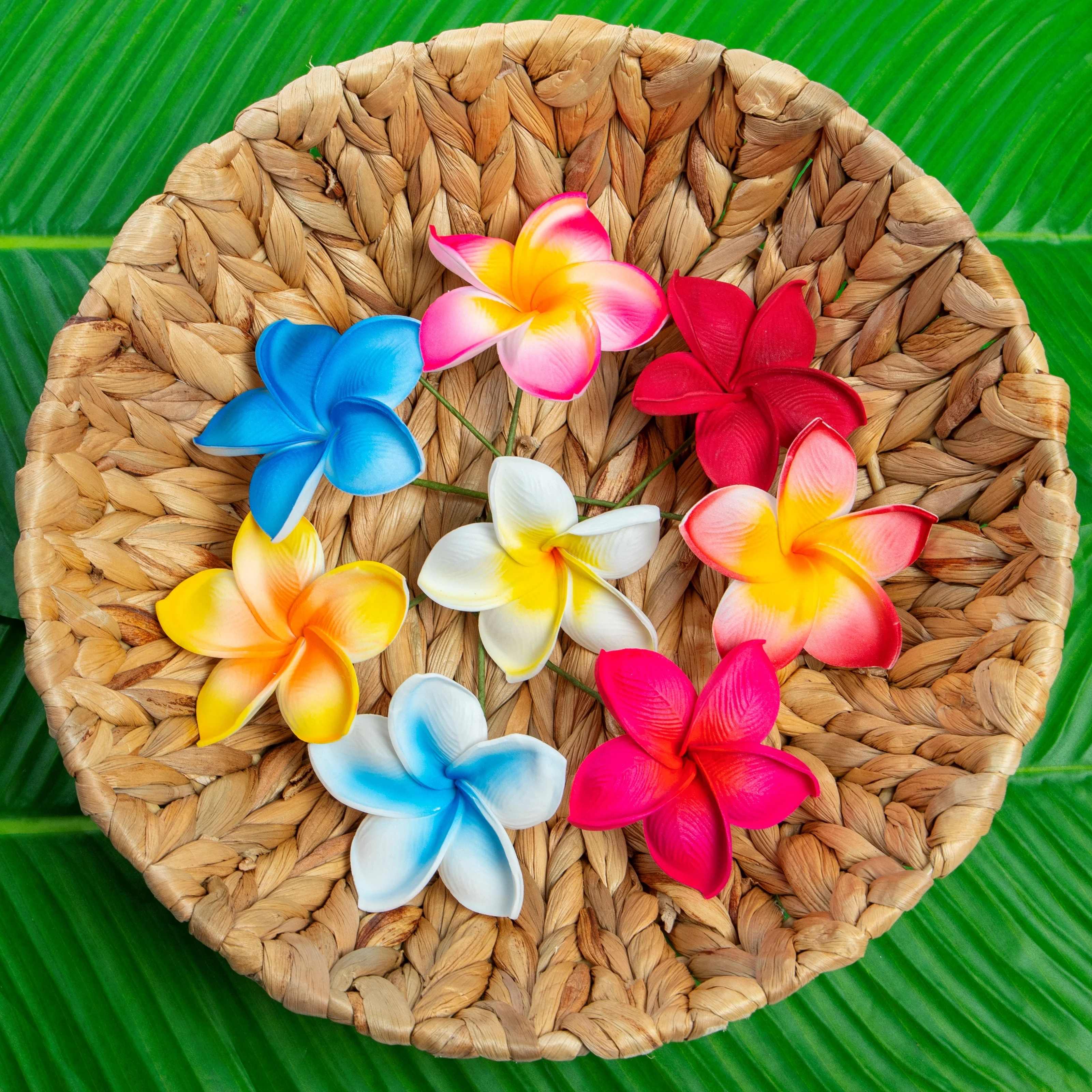 

2026 16 шт./лот, гавайские аксессуары для волос для танцев хула, выбор для волос, цветок плюмерии для хула, танцевальная девушка, женское украшение для алоха