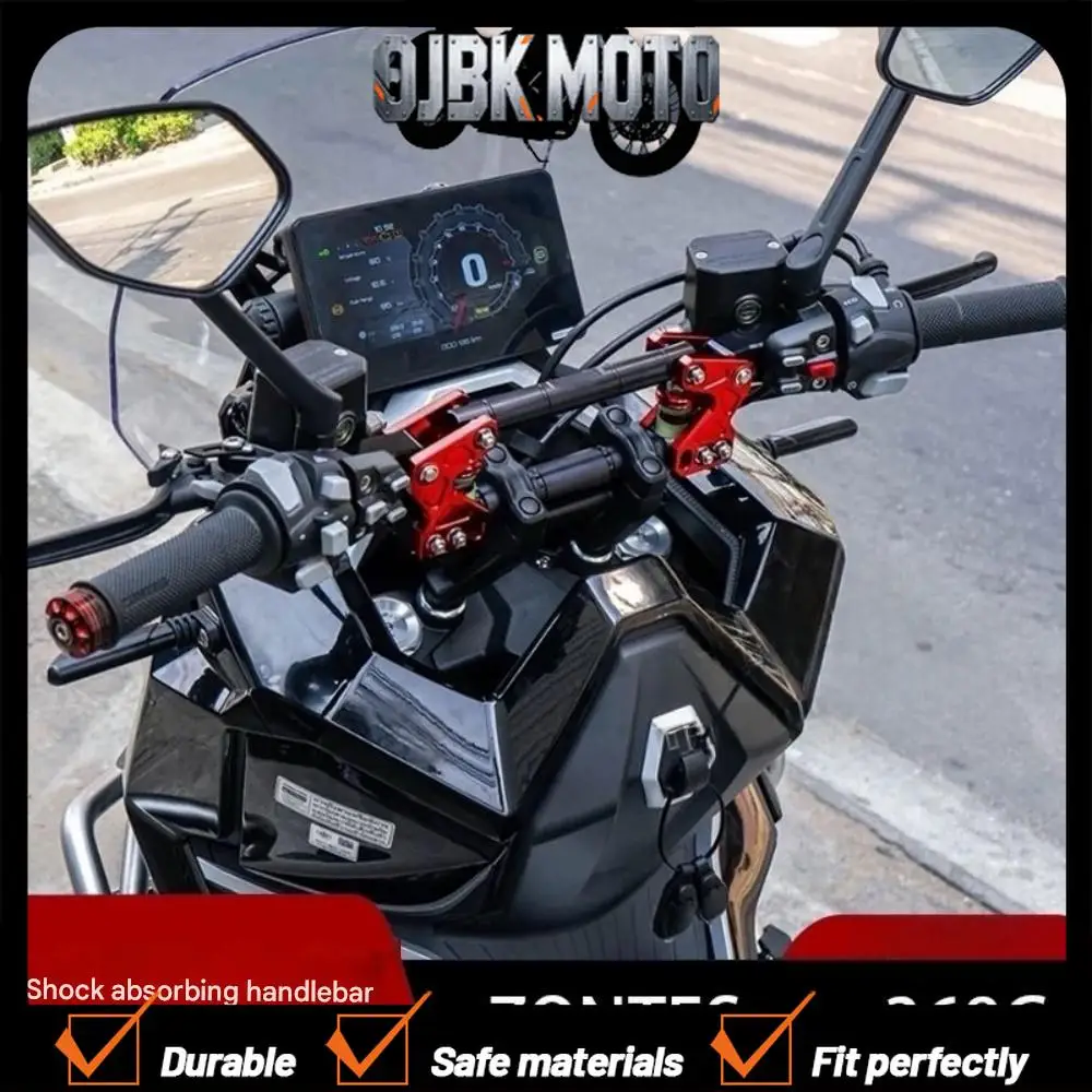 

【Perfect fit】Motorcycle modified shock absorber handlebar faucet handlebar 28 aperture handle accessories for ZONTES 368G 368g