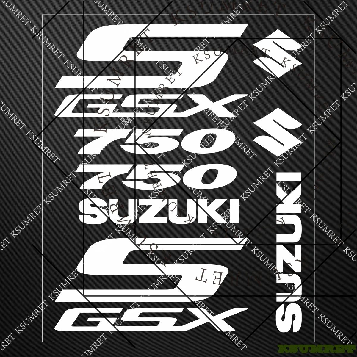 

Наклейки для мотоцикла Suzuki GSXS750, наклейки на мотошлем, логотипы GSXS 750
