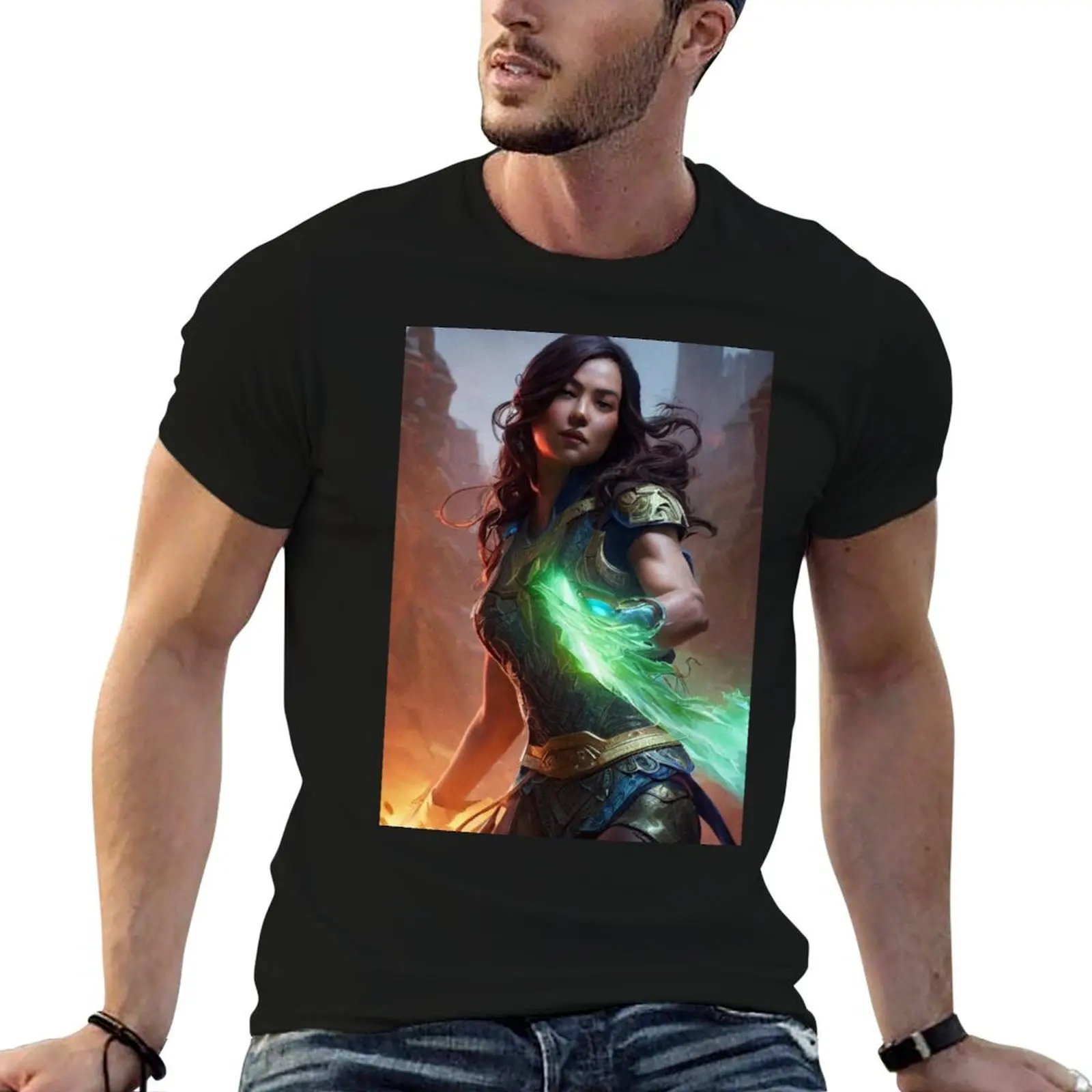 

Multi-classing T-Shirt t shirts for man slim fit t shirts for man graphic vintage T-Shirt