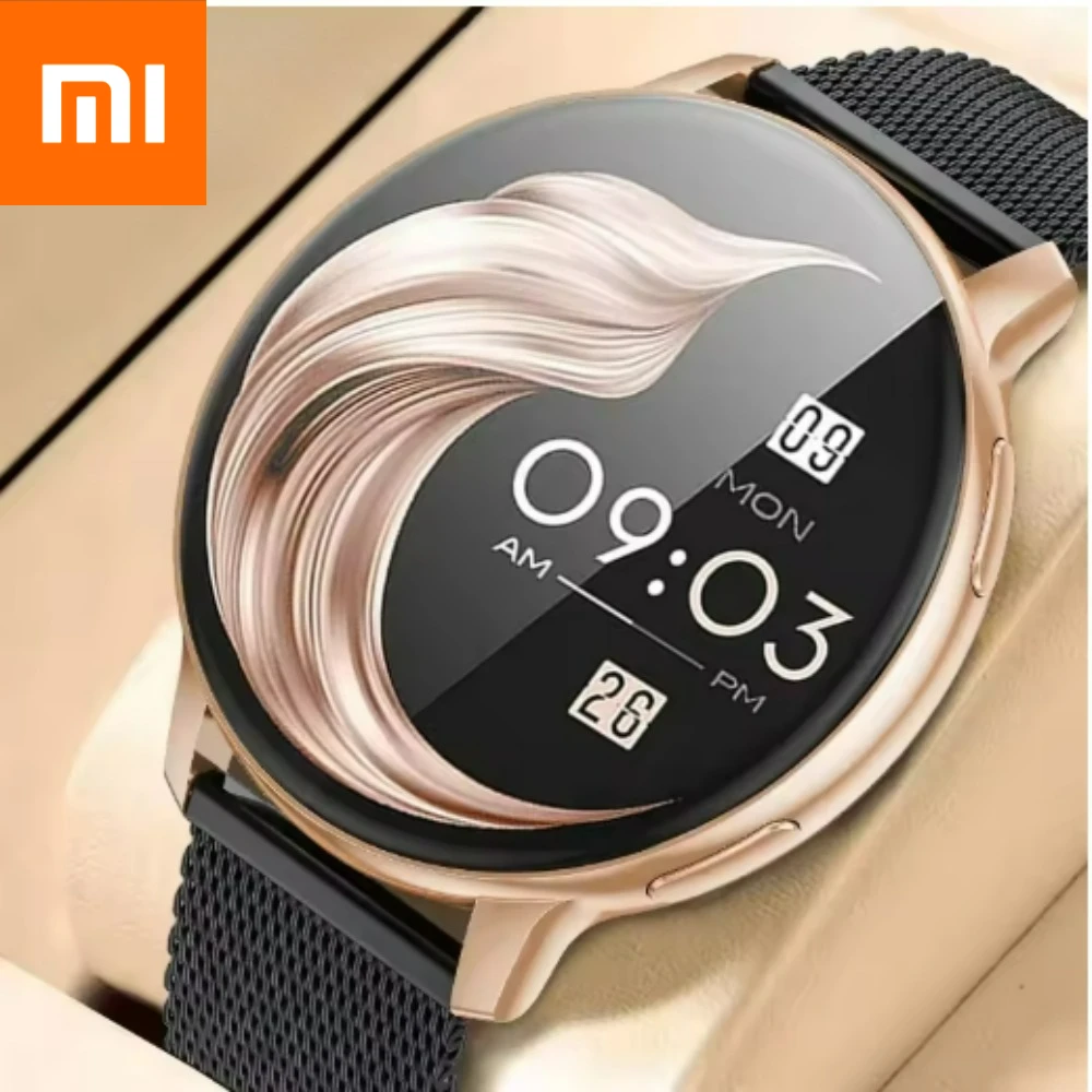 

Xiaomi 2026 Smart Watch Women Bluetooth Call Custom Dials Watches Blood Oxygen Monitor Sport Men Smartwatch Ladies For Android