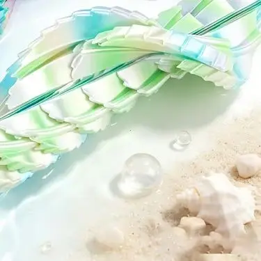 3D gedruckte Kugel Flüssigkeit Flow Kugel Fidget Twist Kugel Gear Angst Entlastung Kugeln Kreislaufdeformation Rotierendes Desig