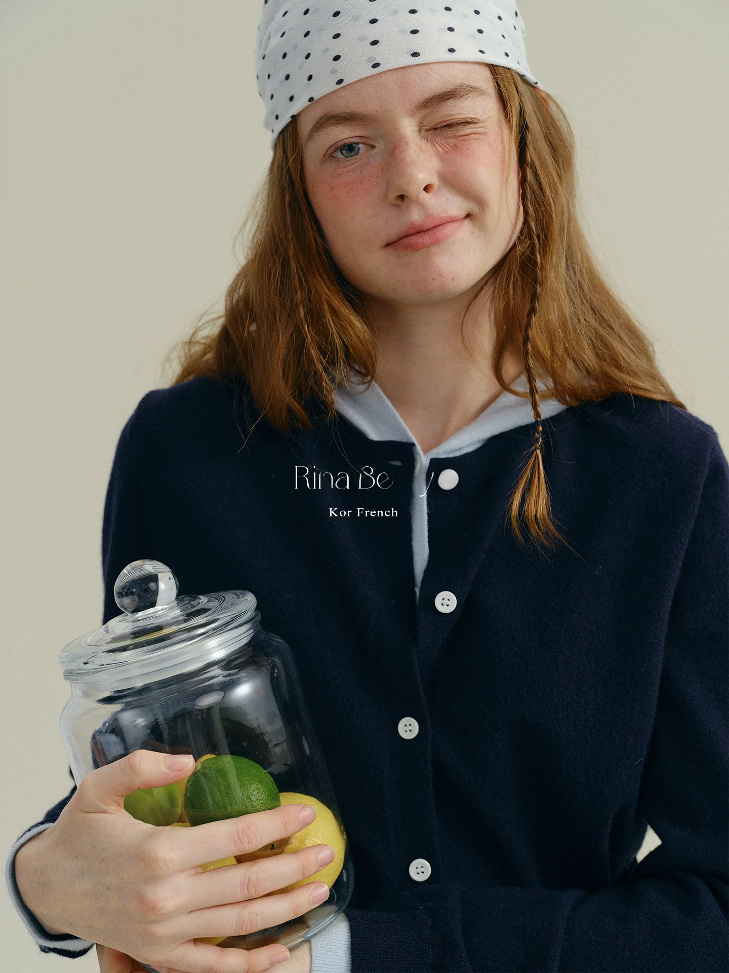 

Rina Berry Loose Fit Knitted Cardigan with Hat Fake Two-Piece Design Comfortable Soft Polyester Nylon Long Sleeve Spring