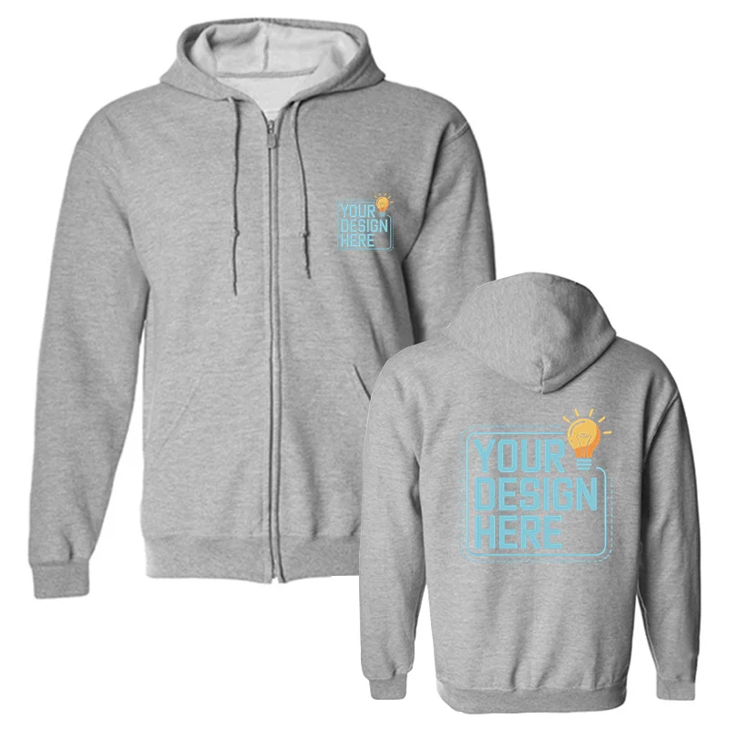 zipper gray