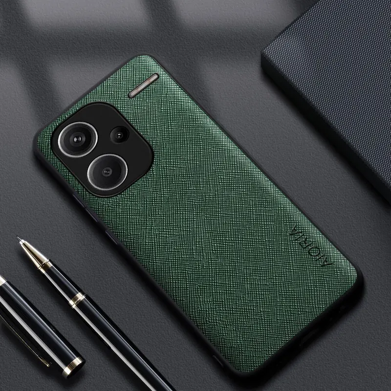 Case for Xiaomi Redmi Note 12 13 11 10 10T 9 8 Pro Plus 4G 5G Cross pattern Leather cover Luxury coque for note 12 13 case