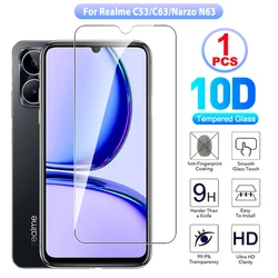 Szkło hartowane do Realme C53 C 53 Szkło ochronne realmeC53 C 63 C 61, osłona ekranu do realme C63 C61 Narzo N63 6,75 cala