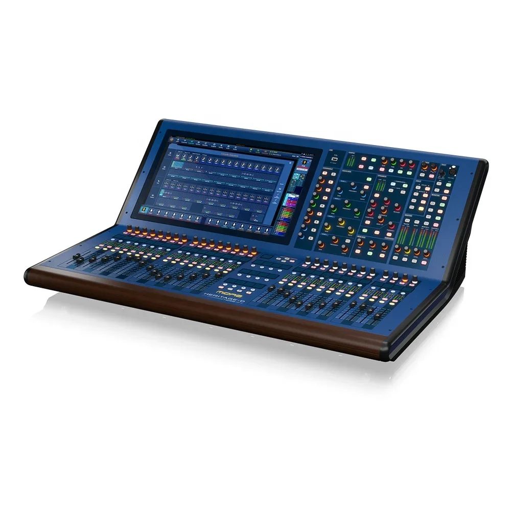 Midas Heritage HD96-24-CC-IP Kanalen met 144 ingangen en 28 gemotoriseerde faders Pa-geluidssysteem Podium digitale console