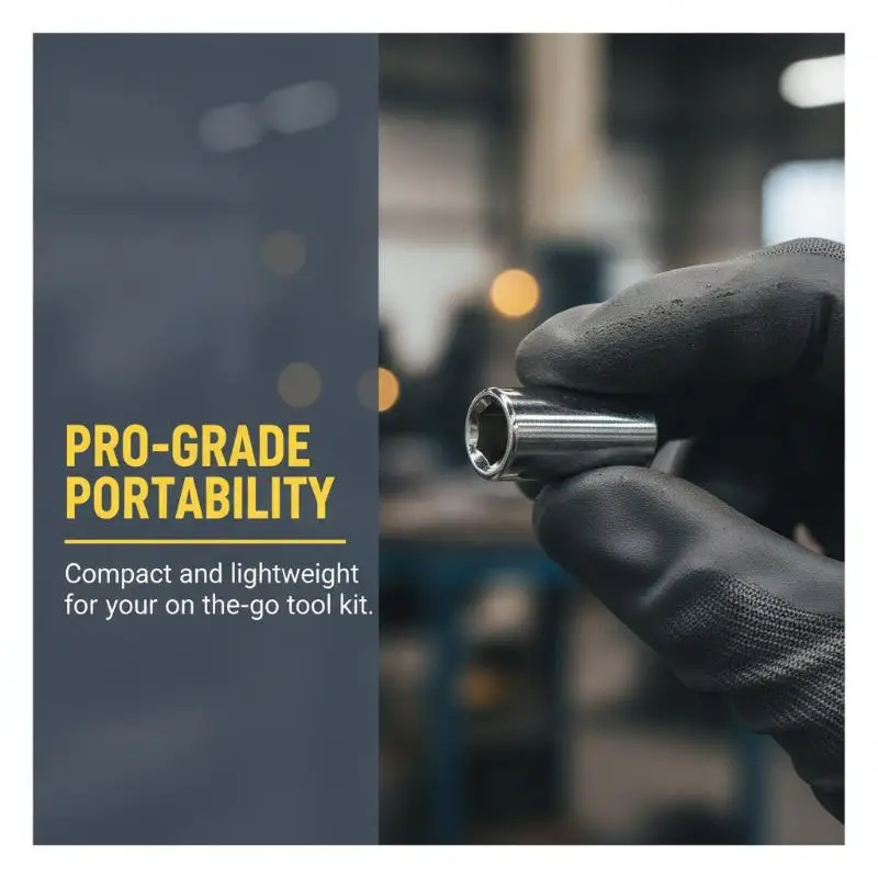 Chrome Vanadium Steel Socket Adapter With High Hardness And Large Torque Perfect For Home DIY Repair Mechanical Maintenance Work