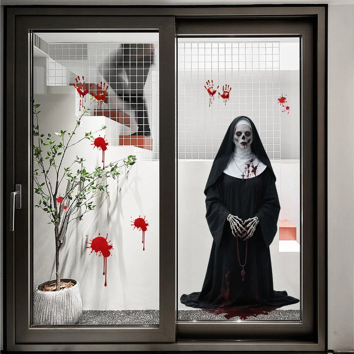 Halloween Wall and Window Decals for Indoor and Outdoor Use Easy Peel and Apply Stickers to Elevate Halloween Ambiance