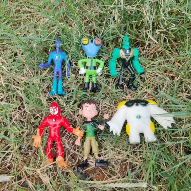 6 teile/los 10 CM Ben 10 Schutz der Erde Familie Action-figuren Ben10 statue PVC modell puppe Brinquedos Spielzeug kinder kinder beste geschenk