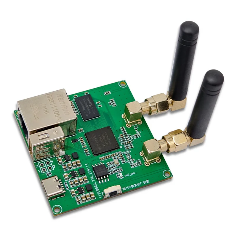 ABGI-300Mbps 2.4G وحدة توجيه واي فاي لاسلكية هوائي مزدوج واي فاي FPV نقل الفيديو MT7620N جهاز توجيه مفتوح المصدر