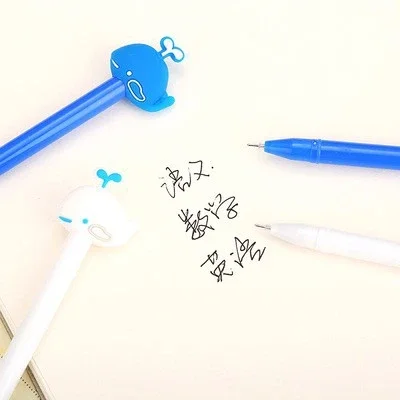 

Новинка, 2 шт., гелевая ручка с дельфином, 0,38 мм, каваи, животное, черные чернила, новинка, ручка, школьная офисная студенческая авторучка, канцелярские принадлежности для друга, подарок