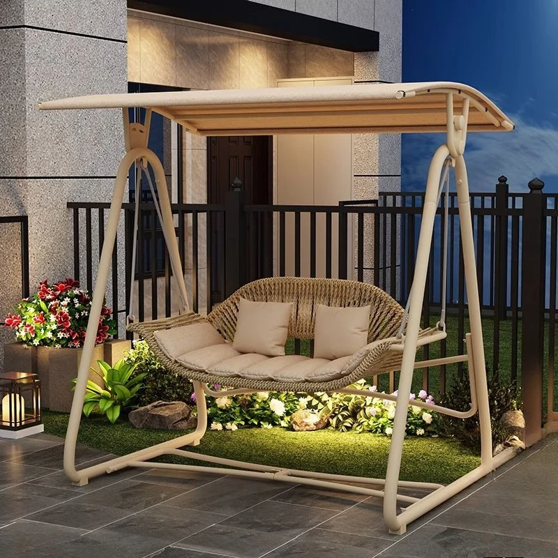 

Outdoor Garden Swing Home Rocking Chair Balcony Hammock Single Hammock Outdoor Courtyard Internet Celebrity Double