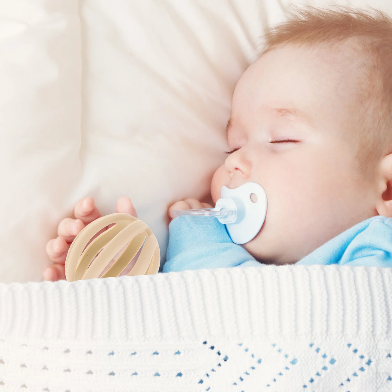 Baby Sensory Development Grasping Ball Silicone Chewable Ball Early Educational Plaything Toddler Hand Grip Interactive Gift