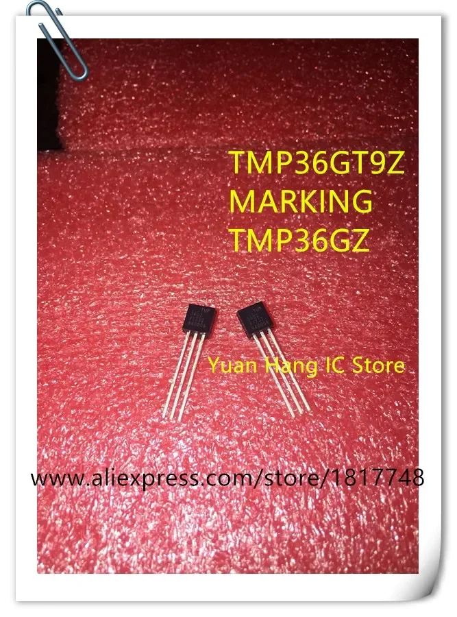 100PCS/LOT TMP36 TMP36GT9 TMP36GT9Z TO92 Temperature sensor genuine ADI brand new genuine