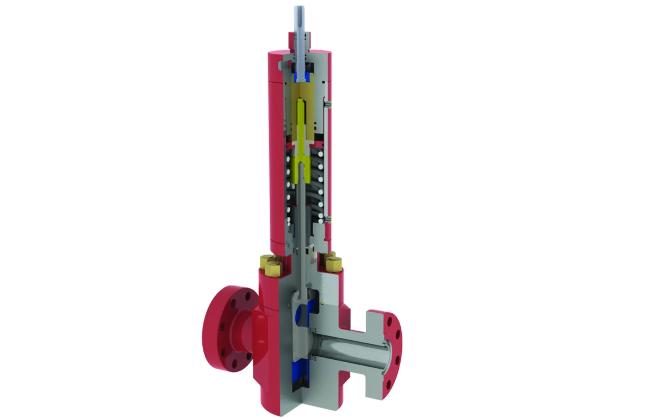 Valvola di sicurezza di superficie OPERATA IDRAULICA ad ALTA PRESSIONE API 6A per VALVOLA RELIEF IDRAULICA dell'olio