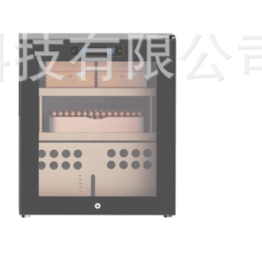 Constant temperature and humidity cigar cabinet compressor cedar wood pavilion bare compressor cigar cabinet