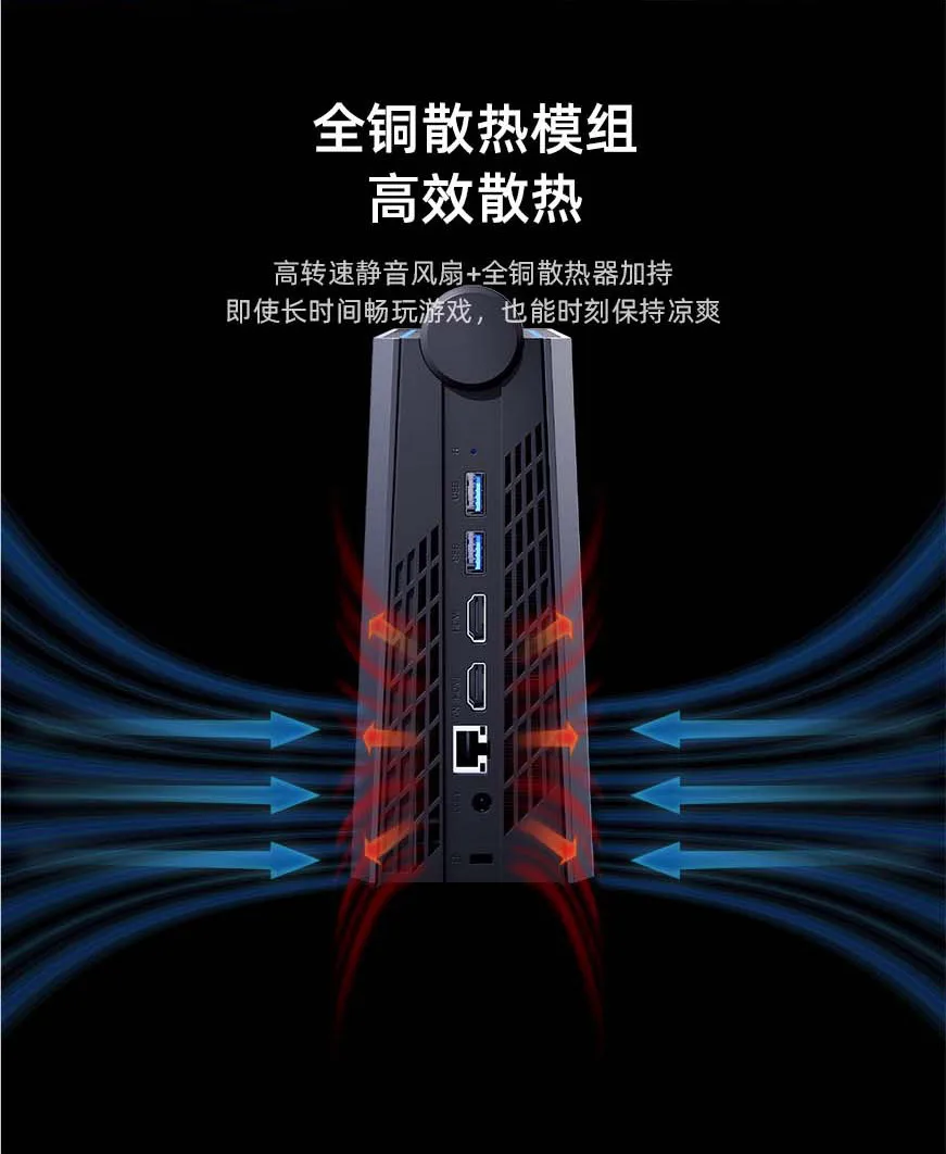 AMD Ryzen 8845HS Home Office Game Microcomputer Kleine host