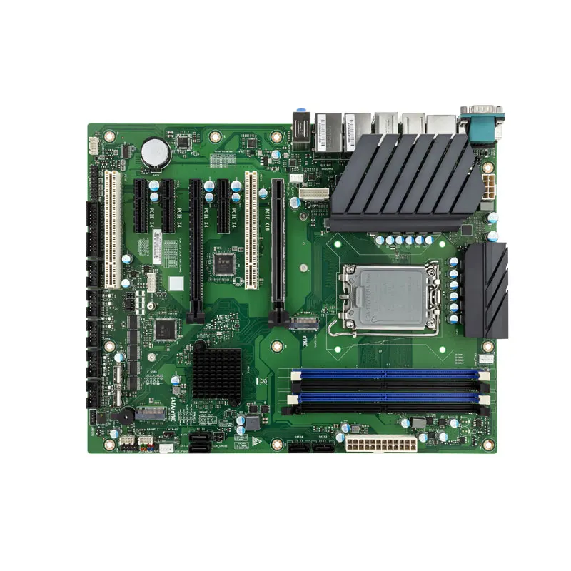 JWIPC W680 14USB 6COM 2PCI 5PCIE Dual Lan Gigabit Ethernet Port 4DDR5 DIM Four Display 4SATA LGA1700 ATX Industrial Motherboard