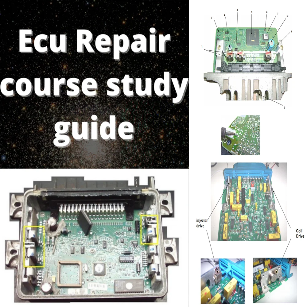 New ECU Repair Module Course Study Guide Ebook PDF FileEPROM TEST Progranmming Tools SMD Car Diagnostic Tool Simulator