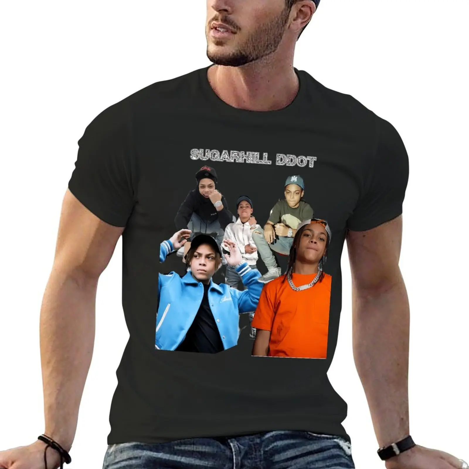 Sugarhillddot T-Shirt oversized graphic tee custom shirt aesthetic clothes mens workout shirts