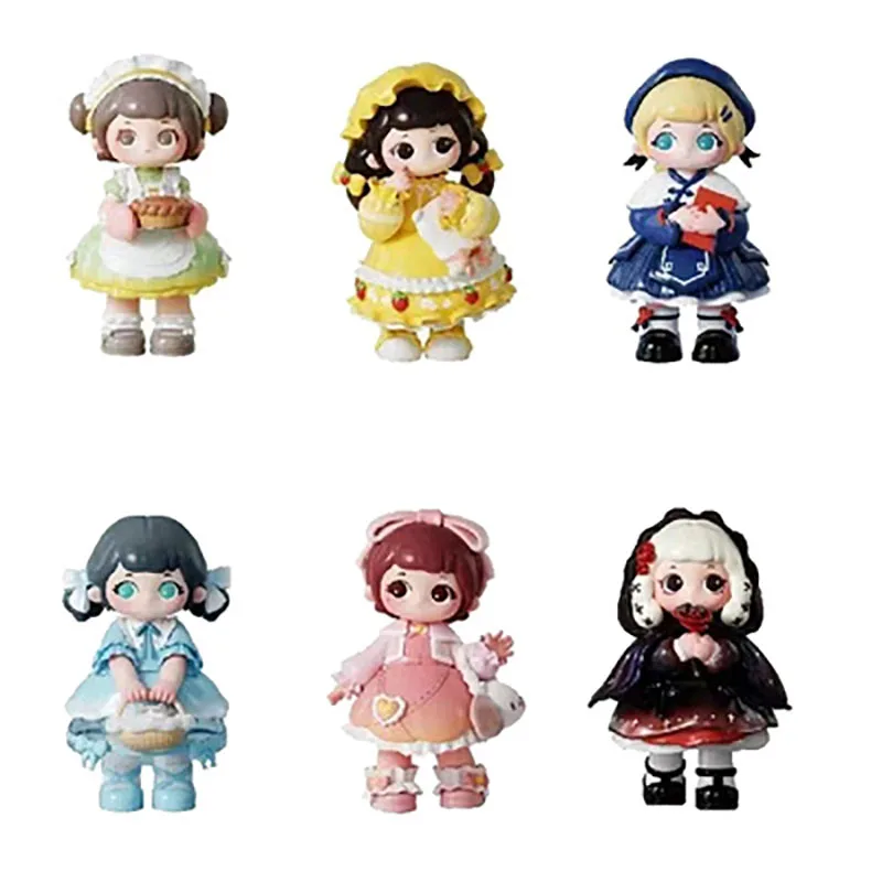 

Whole Set 6 Box Afternoon Tea For The Girls Series Ziyuli Blind Box Surprise Box Ziyuli Action Figure Doll Toys Gifts For Kids