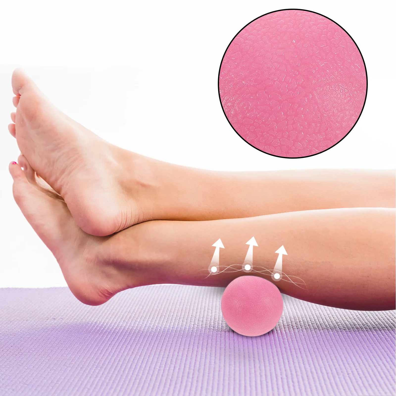 

2 pcs Tpe Massage For Muscle Relief Deep Tissue Trigger Point Roller Exercise Back Neck Pain Relief Therapy Fitness Mobility