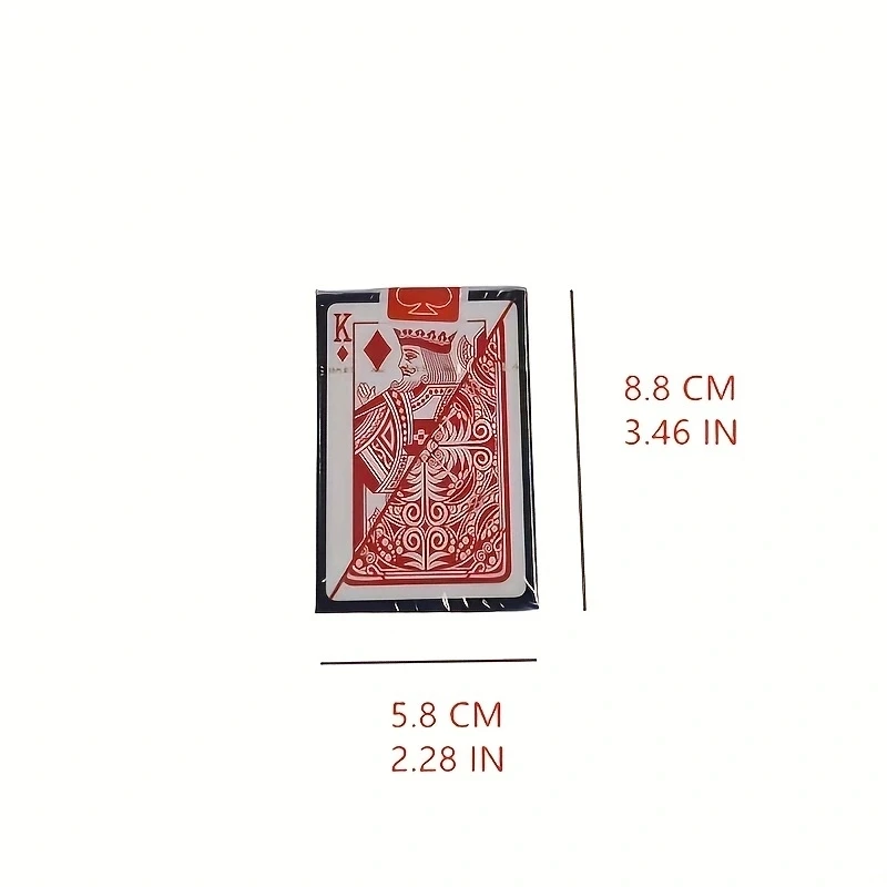 أوراق اللعب البلاستيكية 5.8CMX8.8CM مقاوم للماء للطي إصلاح جرام بولي كلوريد الفينيل قابل للغسل الكبار سوها جسر الترفيه لعبة البوكر