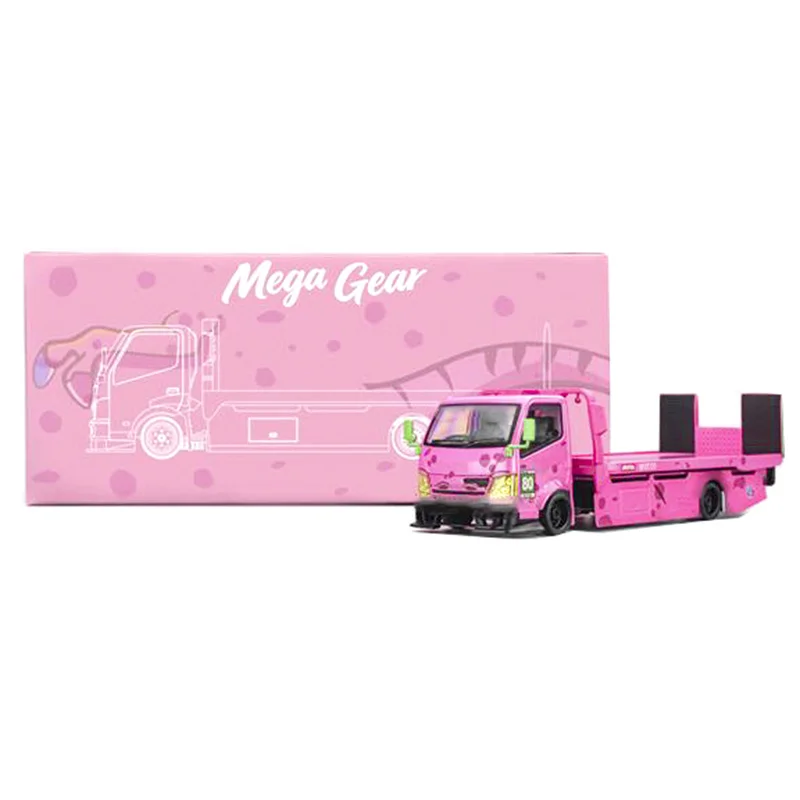 موديلات سيارات مصبوبة من ميجا جير 1:64 على شكل شاحنة سحب مخصصة REXY/ROXY هدايا