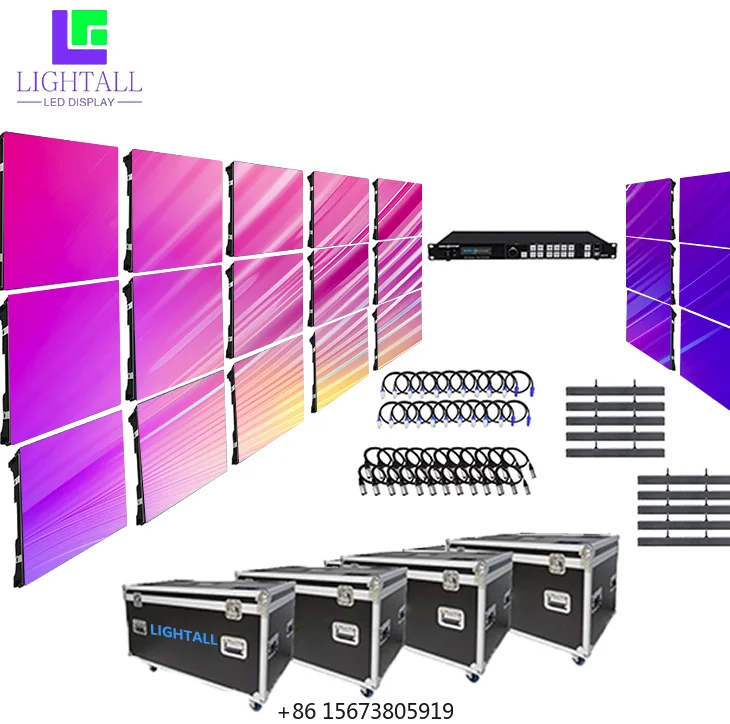 

Готовый высококачественный светодиодный экран (LED-дисплей) с сертификатами CE FCC IP65, P2.6 P2.9 P3.9, 500*500 мм, для мероприятий, видеостена