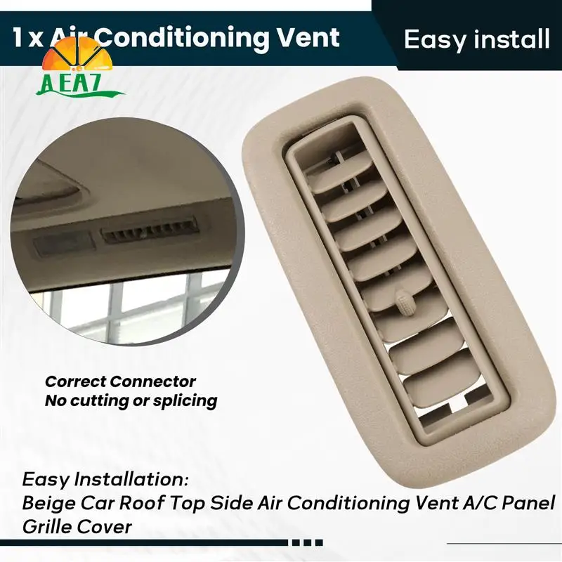 

AEA7-Car Roof Top Side Air Conditioning Vent A/C Panel Grille Cover For Mitsubishi Pajero V93 V97 Montero V95 V98 V87