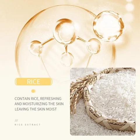 BIOAOUA Рисовое очищающее средство с сырой мякотью, контроль жирности, увлажнение, глубокое очищение кожи, 100 г средство для умывания лица для мужчин с жирной кожей купить - №2