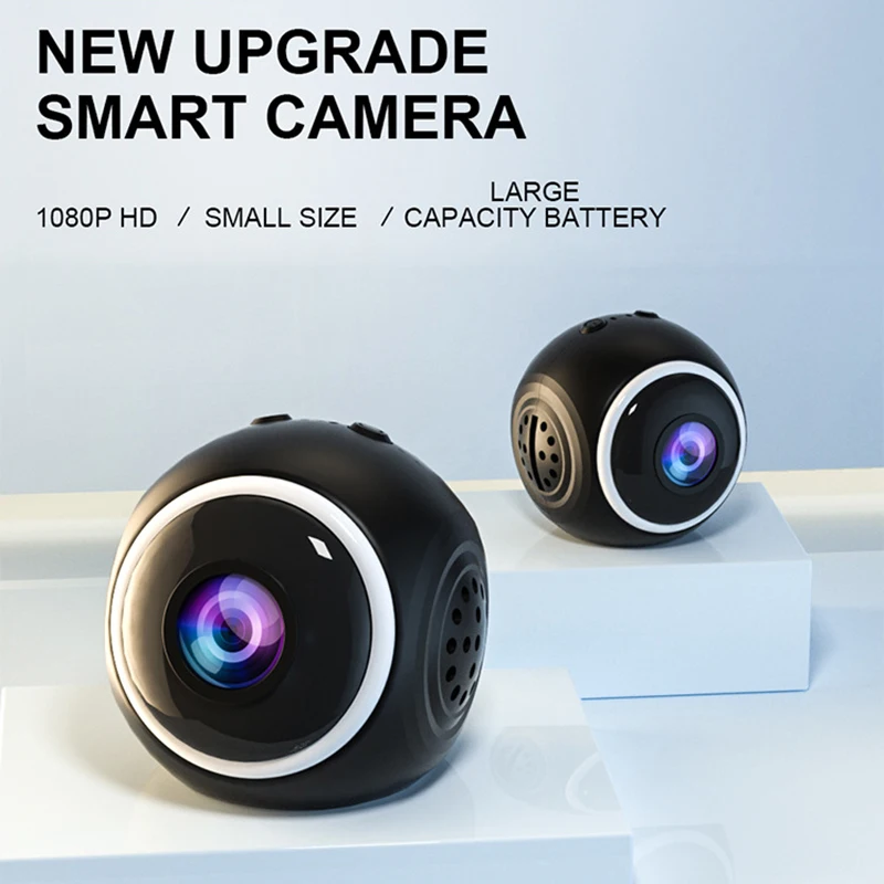 

4K HD Security Camera Full Color Infrared Night Vision WiFi Monitor Motion Detection Mini Surveillance With Cloud Storage