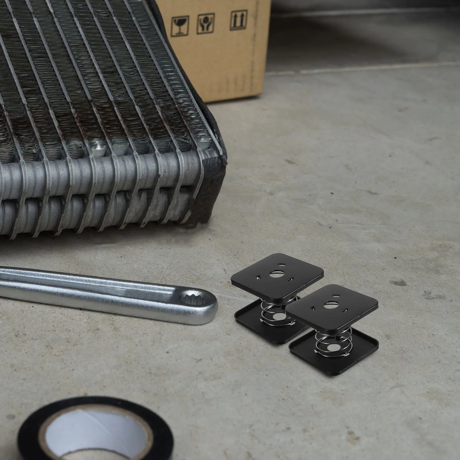 

4Pcs Multifunction Tissue Box Holder with Spring Support for Kitchen Bathroom Office Tissue Dispenser Accessories